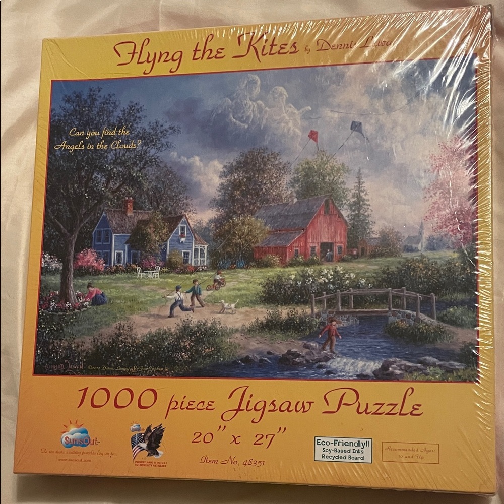 New Flying the Kites Jigsaw Puzzle by SunsOut - 1000 pieces